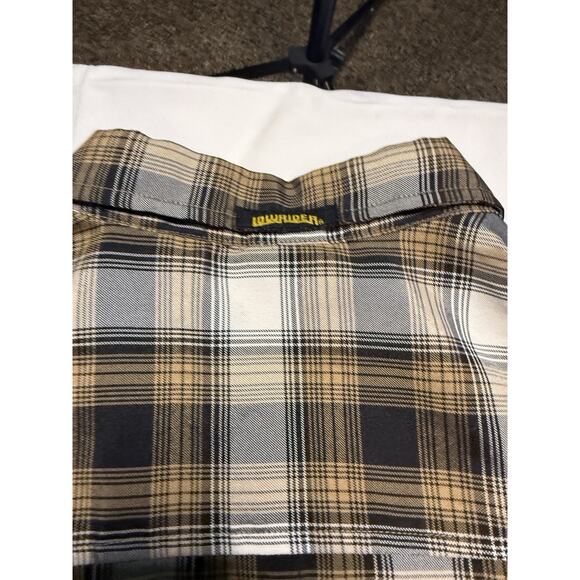 Vtg Low Rider Magazine Shirt Men Single Stitch Plaid Button Up XXL Made in USA - Picture 5 of 6